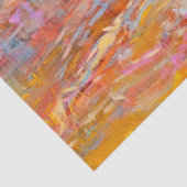 Mystic Paard Galloping in een blauw veld Tissuepapier (Detail)