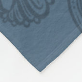 Mystic Peacock Feathers Fleece Deken (Hoek)