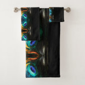 Mystic Peacock Mirage Bad Handdoek (Insitu)