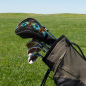Mystic Peacock Mirage Golfheadcover (Insitu)