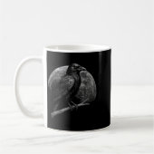 Mystic Raven Moon Dark Folklore Witchcraft Viking Koffiemok (Links)