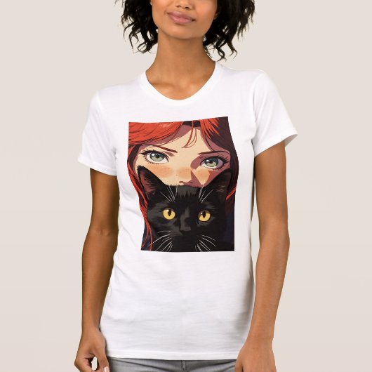 Mystic Red illustration T-Shirt (Voorkant)