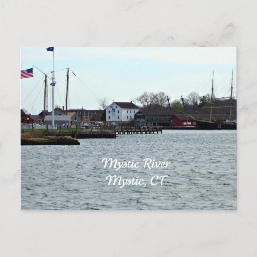 Mystic River, Connecticut Briefkaart (Voorkant)