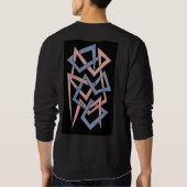 Mystic Shapes Abstract Symbol Sweatshirt (Dos)