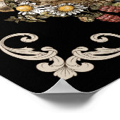 Mystic Skull  Black Poster (Hoek)