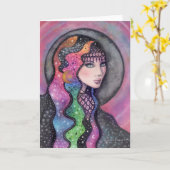 Mystic Skye Fantasy Art van Molly Harrison Kaart (Gele Bloem)