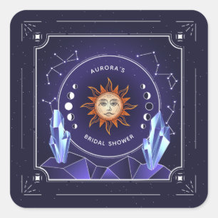 Mystic Sun Event-Stickers Vierkante Sticker