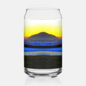 Mystic Sunset Blikvorm Glas (Links)