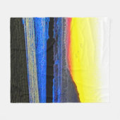 Mystic Sunset Fleece Deken (Voorkant (Horizontaal))