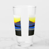 Mystic Sunset  Glas (Links)