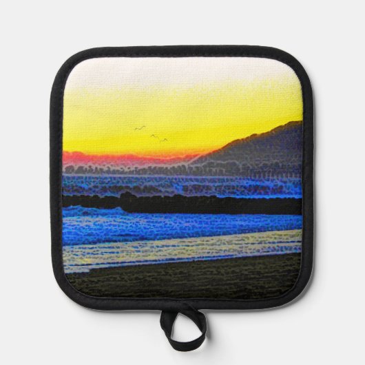 Mystic Sunset  Pannenlap (Voorkant)