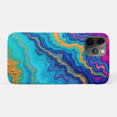 Mystic Teal & Gold Energy Case-Mate iPhone Case (Achterkant (horizontaal))