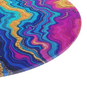 Mystic Teal & Gold Energy Snijplank (Hoek)