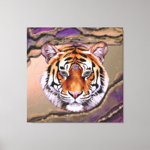 Mystic Tiger 2 Canvas Afdruk