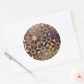 Mystic Tiles I Ronde Sticker (Envelop)