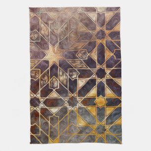 Mystic Tiles I Theedoek
