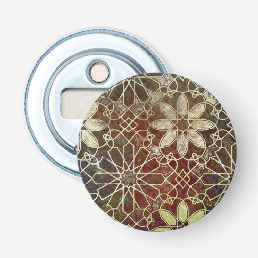 Mystic Tiles II Button Flesopener (Voorkant)