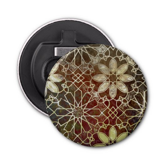 Mystic Tiles II Button Flesopener (Voorkant)