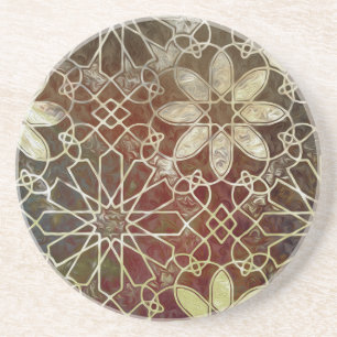 Mystic Tiles II Zandsteen Onderzetter