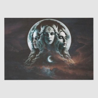 Mystic Triple Goddess Twist Decoupage Tissue Paper Tissuepapier