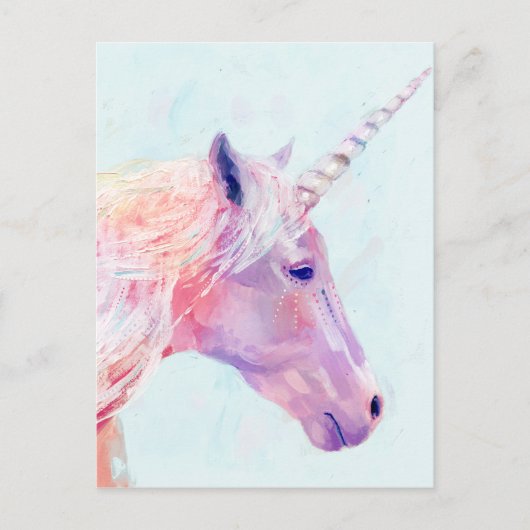 Mystic Unicorn Briefkaart (Voorkant)