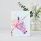 Mystic Unicorn Briefkaart (Staand voorkant)