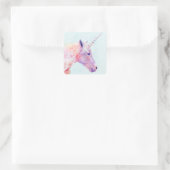 Mystic Unicorn Vierkante Sticker (Tas)