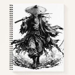 Mystic Wandering Ronin Mok | Samurai-krijger in Ba Notitieboek