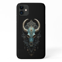 Mystic Westerne Majesteit: Bull Skull telefoon gev