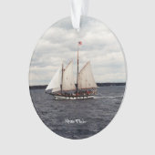 Mystic Whaler acrylornament Ornament (voorkant)