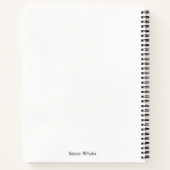 Mystic Whaler notitieboek (Achterkant)