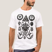 Mystic Whispers : Ancien T-shirt Symboles (Devant)
