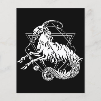 Mystic White Capricorn | Zodiac Star Flyer