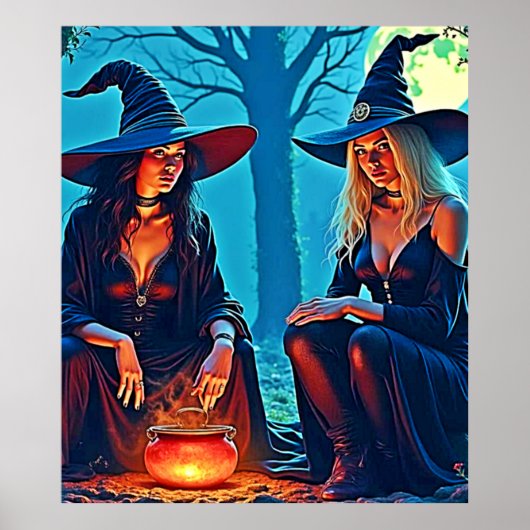 Mystic Witches Cauldron Spellbound Poster (Voorkant)