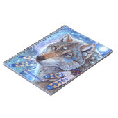 Mystic Wolf notebook Notitieboek (Linkerzijde)