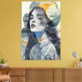 Mystic Woman Canvas Afdruk (Insitu (Woonkamer))