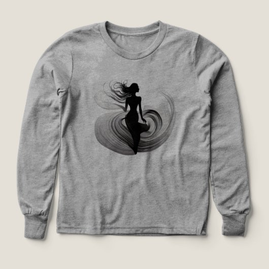 Mystic Woman in Motion – Elegant Silhouette (Motif recto)
