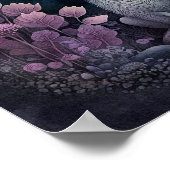 Mystic Woodland Arctic Fox | Impression murale Fox (Coin)