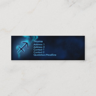 Mystic Zodiac - Sagittarius Mini Visitekaartje