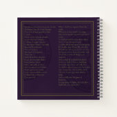 Mystical 8.5x8.5" Witch's Book of Spells Notebook Notitieboek (Achterkant)
