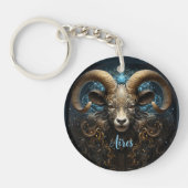 Mystical Aries Zodiac Artwork  Sleutelhanger (Voorkant)