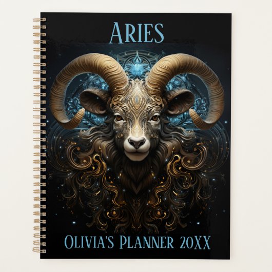 Mystical Aries Zodiac Planner (Voorkant)