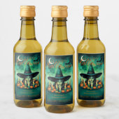 Mystical & Attractive Halloween Witch Conjures  Wijn Etiket (Flessen)