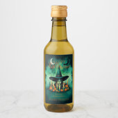 Mystical & Attractive Halloween Witch Conjures  Wijn Etiket (Voorkant)