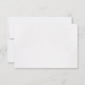 Mystical Boho Crystal Moon Wedding RSVP Kaartje (Achterkant)