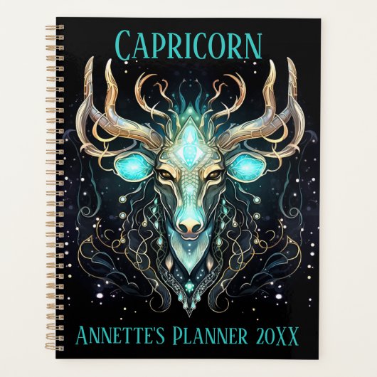 Mystical Capricorn Zodiac Artwork  (Devant)