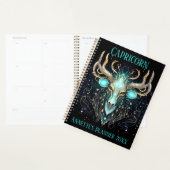 Mystical Capricorn Zodiac Artwork  Planner (Display)