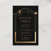 Mystical Celestial Black Gold Sun-boon Visitekaartje (Voorkant)