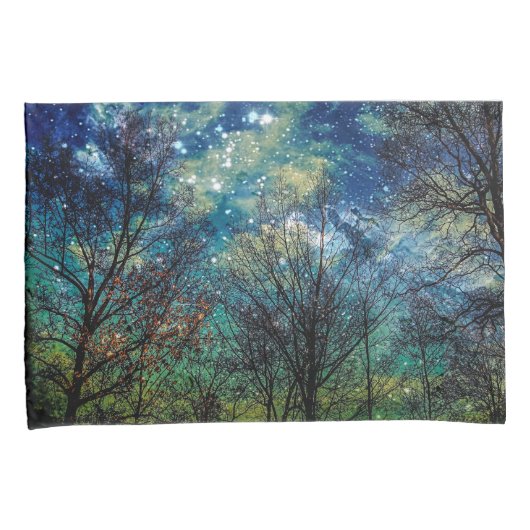 Mystical Celestial Forest Kussensloop (Voorkant-Rechts)