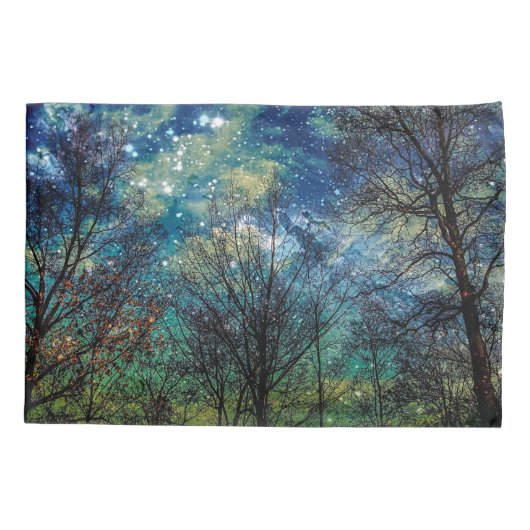 Mystical Celestial Forest Kussensloop (Achterkant)